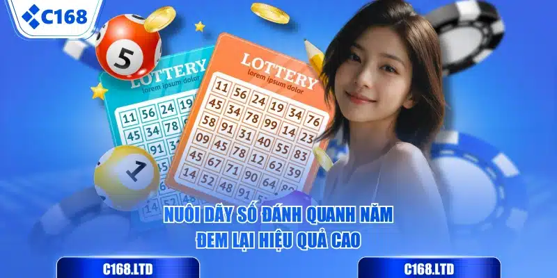 Nuôi dãy số đánh quanh năm đem lại hiệu quả cao